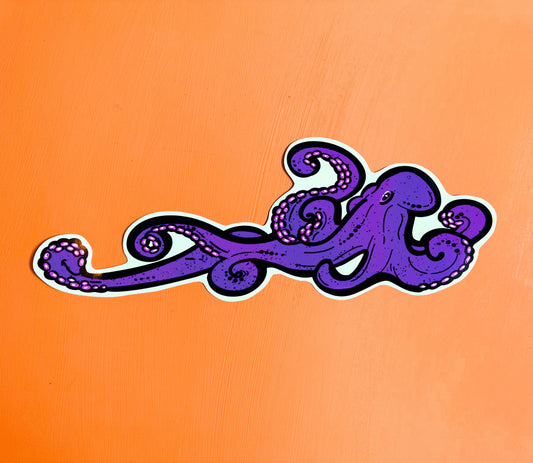 Octopus Wraparound Sticker