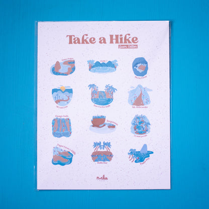 Take a Hike Guam Art Print