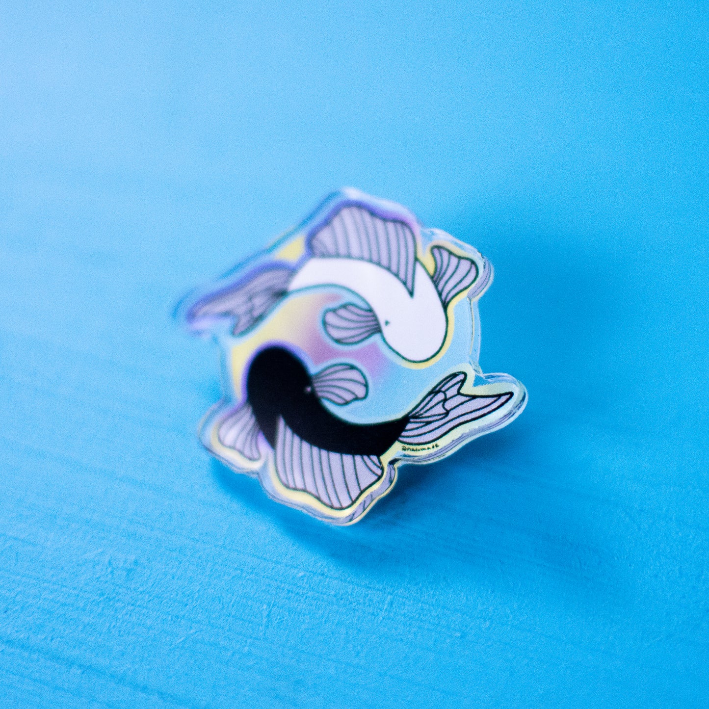 Koi Fish Acrylic Pin