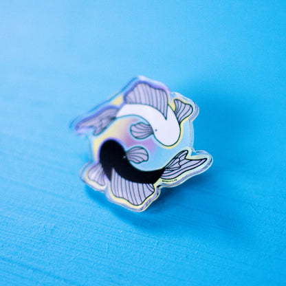 Koi Fish Acrylic Pin