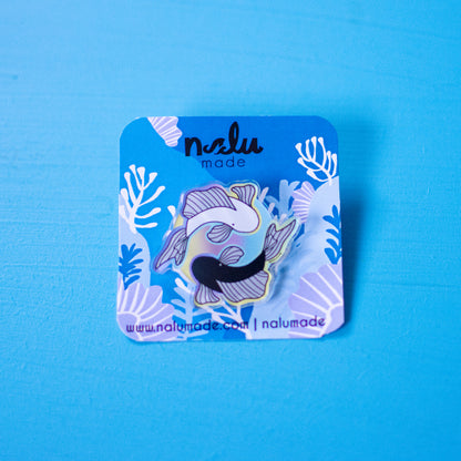 Koi Fish Acrylic Pin