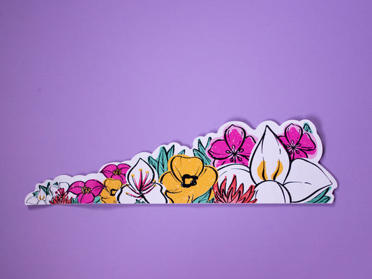 Flowers of Guam Wraparound Sticker