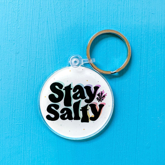 Stay Salty Acrylic Keychain