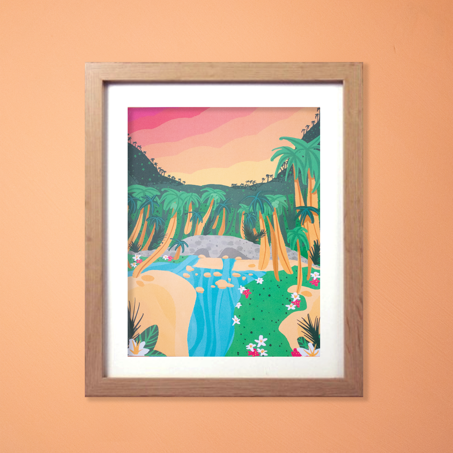 Sella Bay Art Print