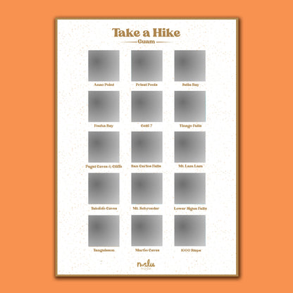 Take a Hike Guam Scratch Poster