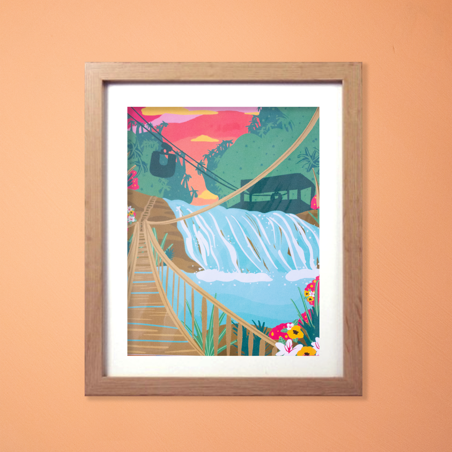 Talofofo Falls Art Print