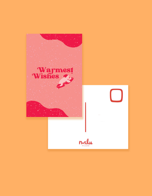 Warmest Wishes Postcard