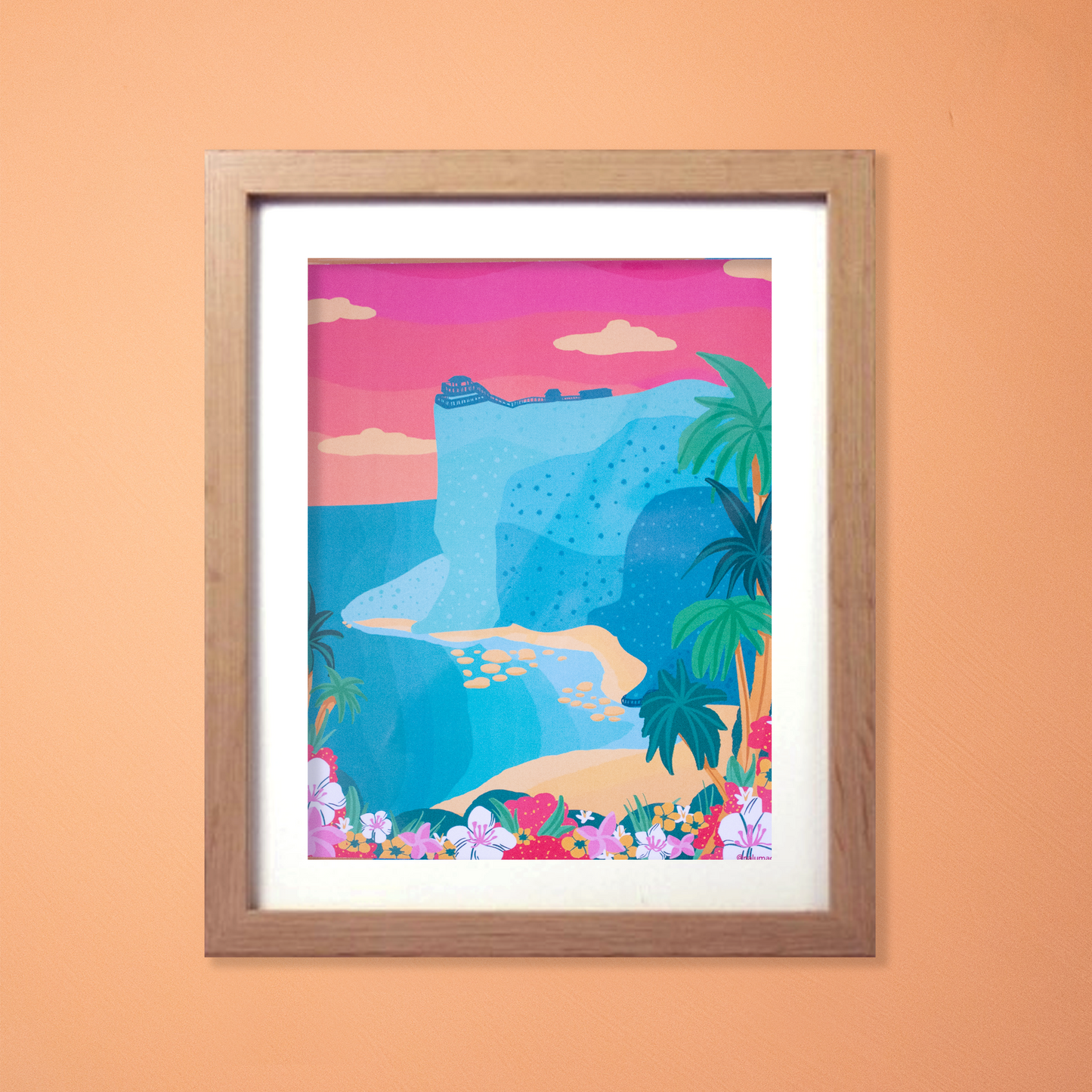 Two Lovers Point Art Print